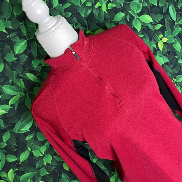 VINTAGE AVIA SPORTS LONG-SLEEVE W/ ZIPPER HALF-PLACKET · FITS S/M - Picture 3 of 7